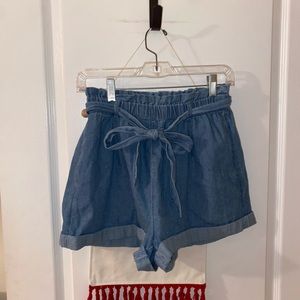 American Eagle Paperbag Shorts